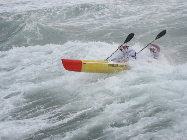 Oscar and Bevan in big surf